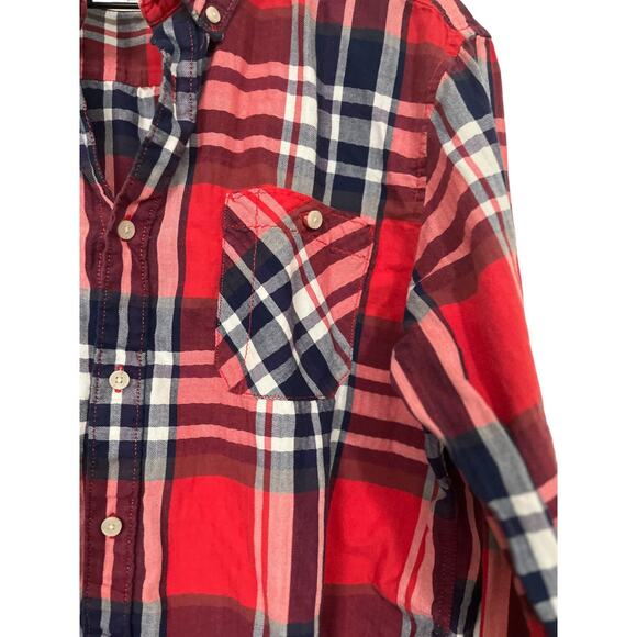 Urban Pipeline Mens Long Sleeve Flannel Button-Down Red Size XL - Picture 2 of 7